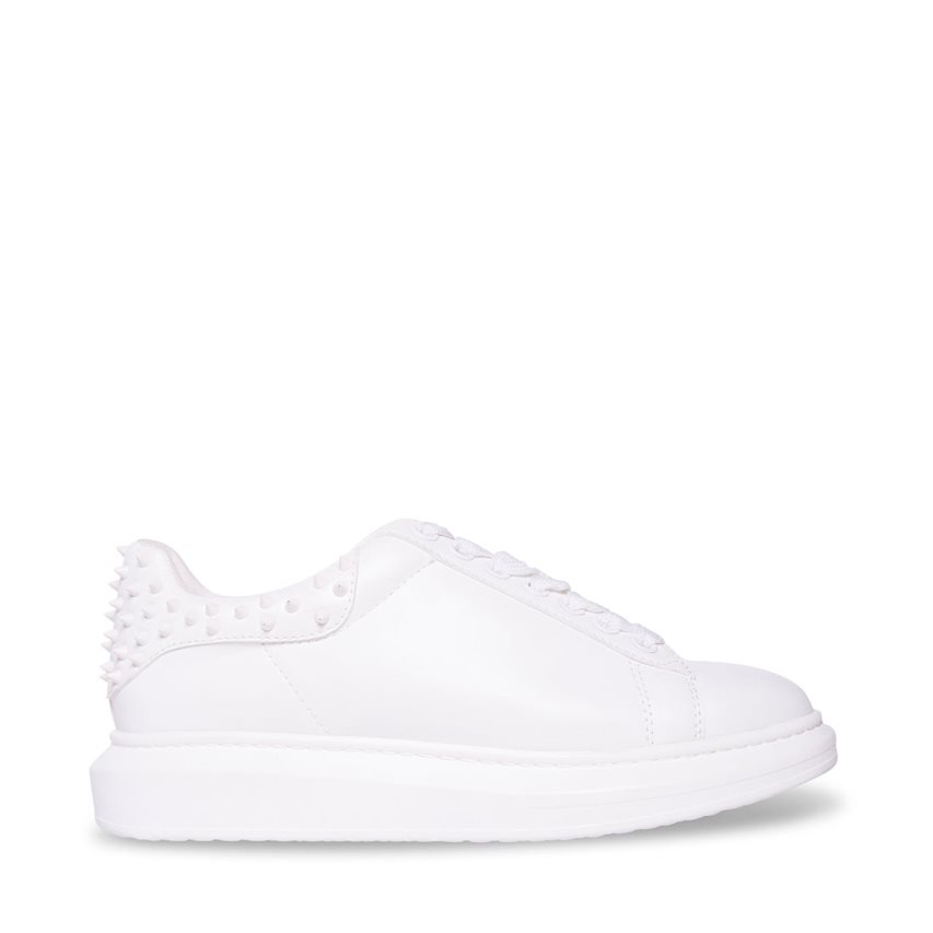 White Steve Madden Frosting Men\'s Sneakers | PH 5786ZPV